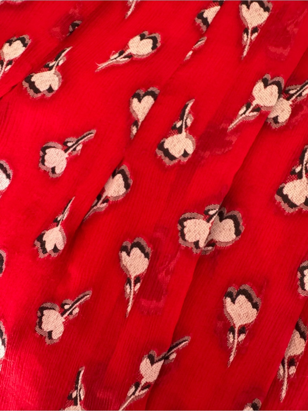 ba&sh Memory Dress in Rouge XS - Picture 4 of 6